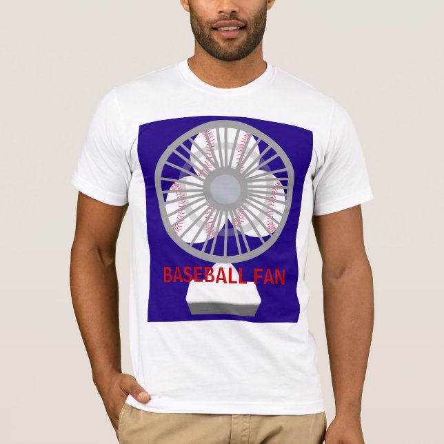 BaseballfläktT-tröja T-shirt (Framsida)