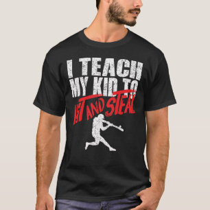 Baseballföräldrar undervisar jag min ungar att s t shirt