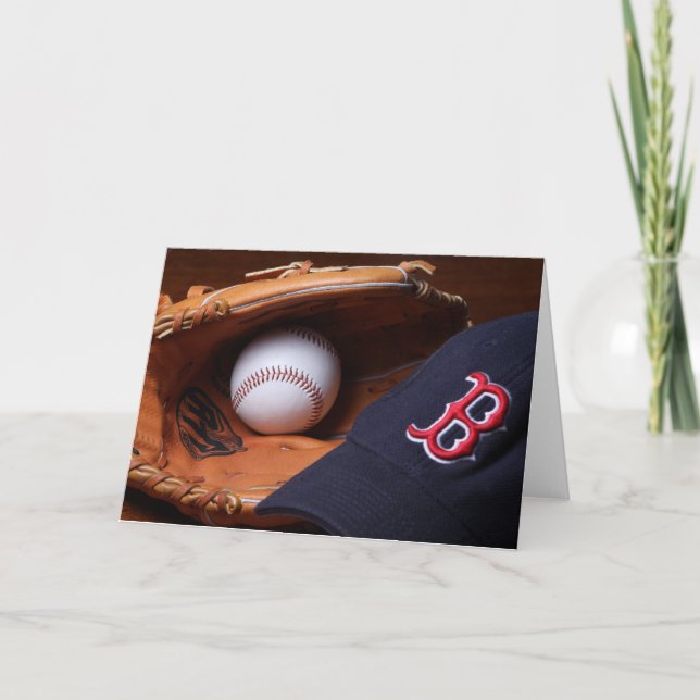 Baseballhälsningkort Kort (Framsida)