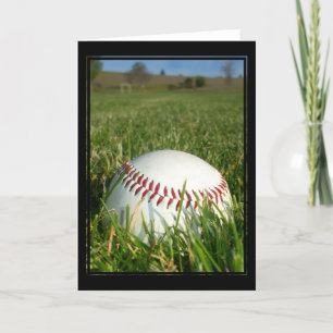 Baseballhälsningkort Kort