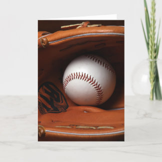Baseballhälsningkort Kort