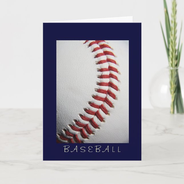 Baseballhälsningkort Kort (Framsida)