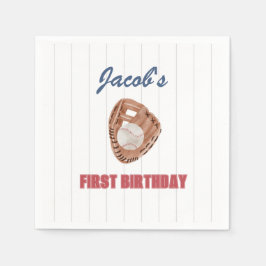 baseballhandnapkin pappersservett