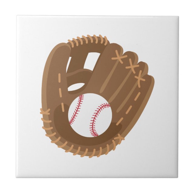 Baseballhandske Kakelplatta (Framsidan)
