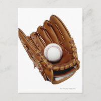 Baseballhandske och boll