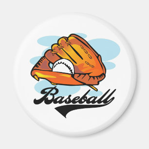 BaseballhandskeT-tröja och gåvor Magnet