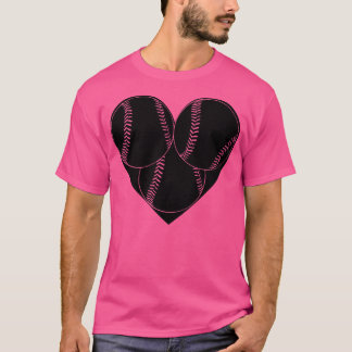 baseballhjärta t shirt
