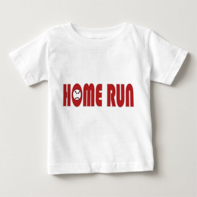 BaseballHomerun T-tröja (spädbarn) Tee (Framsida)