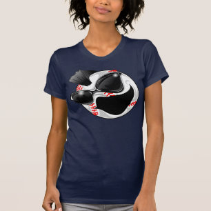 Baseballhuvud med spelareinställning! tee shirt