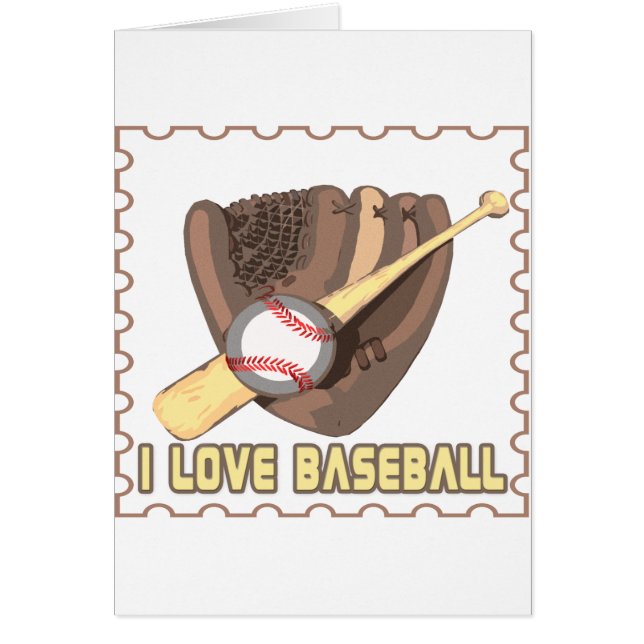 BaseballiGuide buktar Hälsningskort (Framsidan)