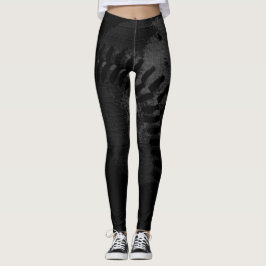 Baseballintryck Leggings