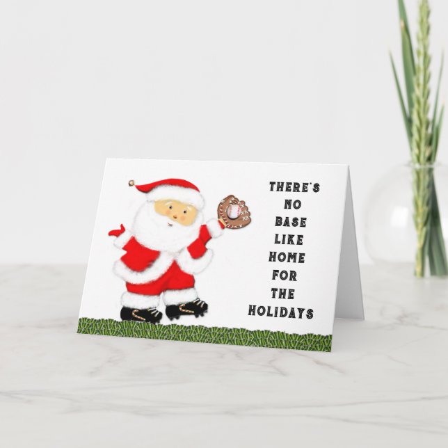 Baseballjul Helgkort (Framsida)