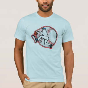 Baseballkannamanar T-tröja T-shirt