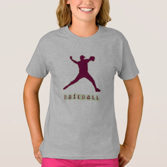 Baseballkannan lurar hoodien t-shirt (Framsida)