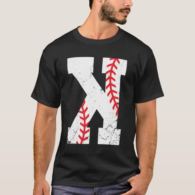 Baseballkannautslagning K T Shirt (Framsida)