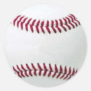 Baseballklistermärkear - tillfoga ditt meddelande runt klistermärke
