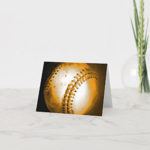 Baseballkonstverk Kort