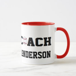 Baseballlagledare - personlig mugg