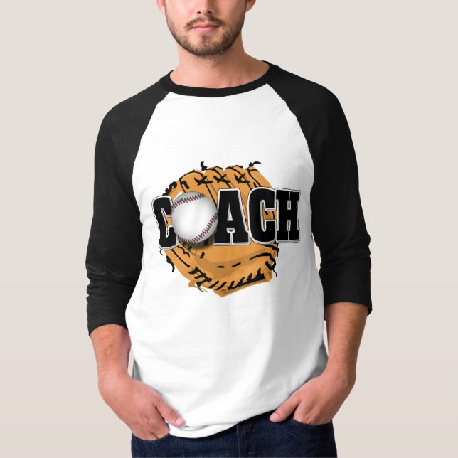 Baseballlagledareskjorta T-shirt (Framsida)