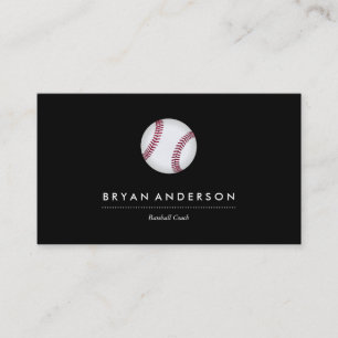 Baseballlagledarevisitkort Visitkort