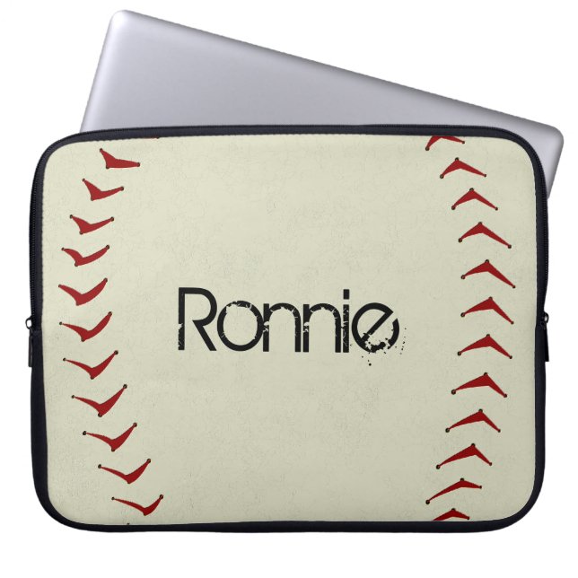 Baseballlaptop sleeve (Framsidan)
