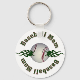 Baseballmamma Nyckelring