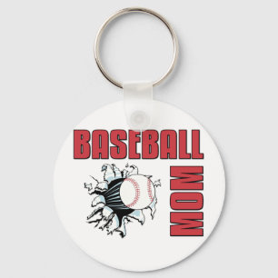 Baseballmamma Nyckelring