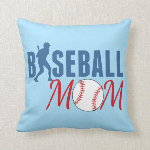 Baseballmammablått Kudde