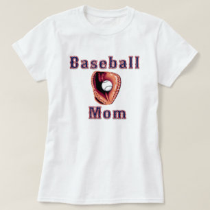 Baseballmamman… drev vid koffein med namn t shirt
