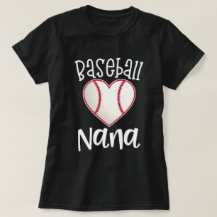 BaseballNana kvinna gåva för basketmatch för T Shirt