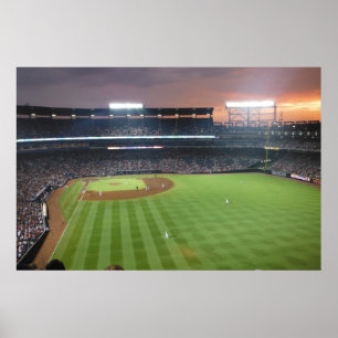 Baseballnatt Poster