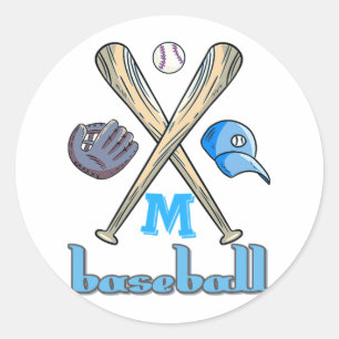 baseballpaket runt klistermärke