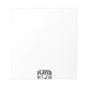 Baseballpappa Favoritspelare Vintage Vektordesign Anteckningsblock
