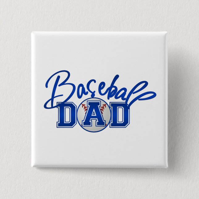 BaseballPAPPAblått Knapp (Framsida)