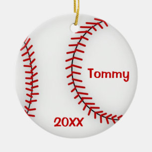 Baseballprydnad Julgransprydnad Keramik