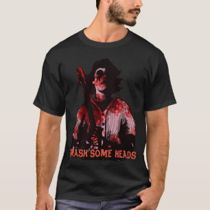 Baseballraserin slår några huvud t shirt
