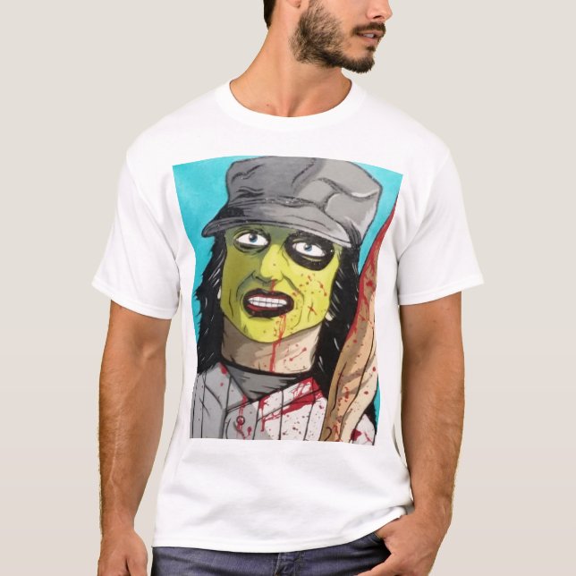 Baseballraserina slår upp - bekläda och dra t shirt (Framsida)