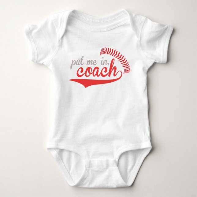 BaseballRomper T Shirt (Framsida)