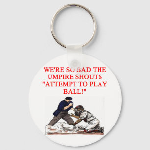 baseballskämt nyckelring
