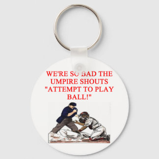 baseballskämt nyckelring