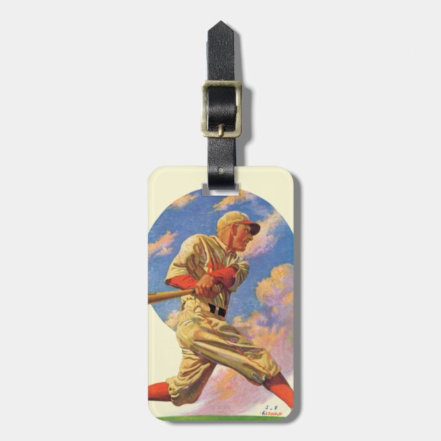 Baseballsmet Bagagebricka (Vertikal Framsida)