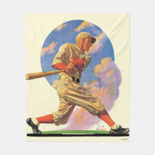 Baseballsmet Fleecefilt