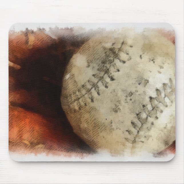 Baseballsportar - fotografisoftball - boll musmatta (Framsidan)