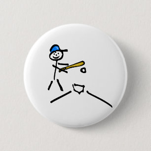 Baseballstick figur knapp