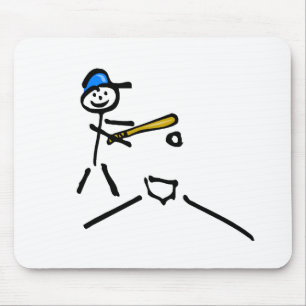 Baseballstick figur musmatta