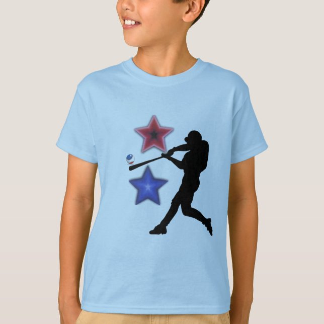 baseballstjärna t-shirt (Framsida)