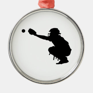 Baseballstoppare Julgransprydnad Metall