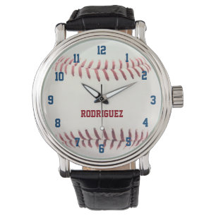 Baseballstrukturpersonlig Armbandsur