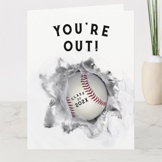 baseballstudenten kort (Framsida)