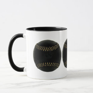 baseballsvart mugg